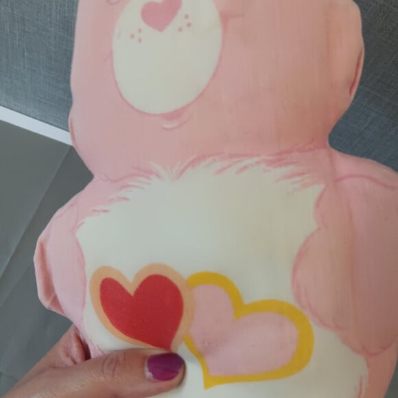 VTG Care Bear Cut & Sew Pillow Toys Love-A-Lot 80s Handmade Stuffed Animal Plush - Picture 3 of 3